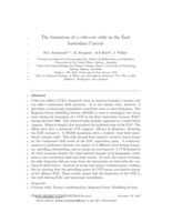 The formation of a cold-core eddy in the East Australian Current