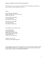 “How do we force six visits on a consumer?”: street-level dilemmas and strategies for person-centered care under Medicaid fee-for-service