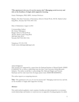 "The apartment is for you, it’s not for anyone else": managing social recovery and risk on the frontlines of single-adult supportive housing