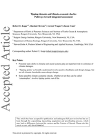 Tipping elements and climate-economic shocks: Pathways toward integrated assessment