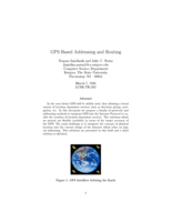 GPS-based addressing and routing
