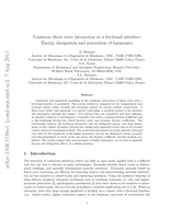 Nonlinear shear wave interaction at a frictional interface: Energy dissipation and generation of harmonics