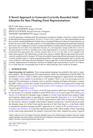 A novel approach to generate correctly rounded math libraries for new floating point representations