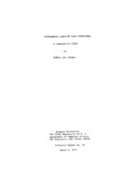 Programming language data structures: a comparative study