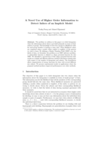 Higher order information for inlier detection