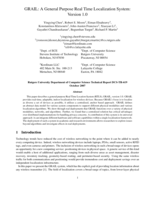GRAIL: A General Purpose Real Time Localization System: Version 1.0