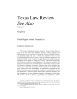 Fetal Rights in the Trump Era