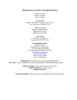 Dental Microwear Texture and Anthropoid Diets