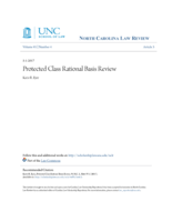 Protected Class Rational Basis Review