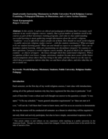 (Inadvertently) Instructing Missionaries in (Public University) World Religions Courses:  Examining a Pedagogical Dilemma, its Dimensions, and a Course Section Solution