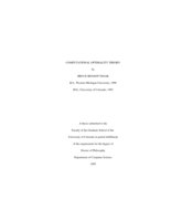 Computational Optimality Theory