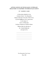 Applications Of Rule-Base Coverage Measures To Expert System Evaluation
