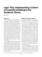 Lego® Play: Implementing a Culture of Creativity & Making in the Academic Library