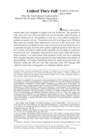 United They Fall:  Why the International Community Should Not Promote Military Integration after Civil War