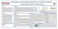 Public perceptions of the risks of deliberate contamination of the food supply in the United States