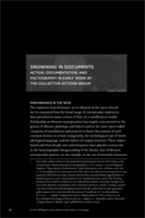 Drowning in Documents: Action, Documentation, and Factography in Early Work by the Collective Actions Group