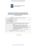 The quest for alternatives to microbial cellulase mix production: corn stover-produced heterologous multi-cellulases readily deconstruct lignocellulosic biomass into fermentable sugars