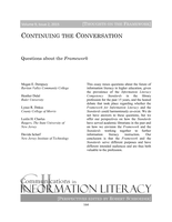 Continuing the Conversation: Questions about the Framework