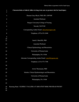 Ambulatory assisted living fallers at greatest risk for head injury