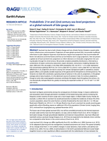 Probabilistic 21st and 22nd century sea-level projections at a global network of tide-gauge sites
