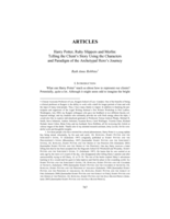 Harry Potter, Ruby Slippers, and Merlin: telling the client's story using the characters and paradigm of the archetypal hero's journey