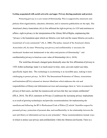 Getting acquainted with social networks and apps: privacy during pandemic and protest