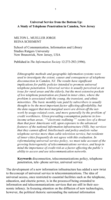 Universal service from the bottom up: a study of telephone penetration in Camden, New Jersey