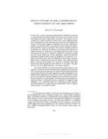 Revolutionary  Islamic  jurisprudence: a restatement of the Arab Spring