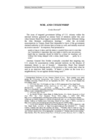 Soil and citizenship