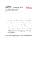 Global inequality in redistribution: for a world-historical sociology of (not) caring