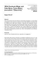 With Facebook, blogs, and fake news, teens reject journalistic "objectivity "