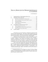 What is a protection gap?: Homeowners insurance as a case study