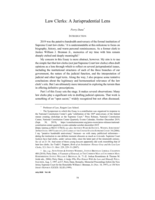 Law clerks: a jurisprudential lens