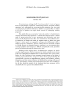 Administrative sabotage