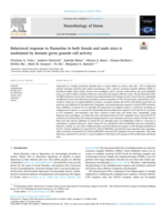 Behavioral response to fluoxetine in both female and male mice is modulated by dentate gyrus granule cell activity