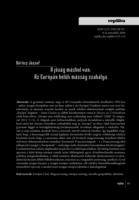 A jóság máshol van. Az Európán belüli másság szabálya