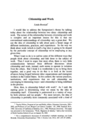 Citizenship and work