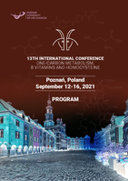13th international conference One-carbon metabolism, B vitamins and homocysteine