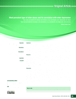 Most prevalent type of elder abuse and its correlation with elder depression