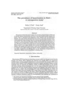 The prevalence of hypertension in Haiti: a retrospective study