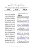 The dark side of sentiment analysis: an exploratory review using lexicons, dictionaries, and a statistical monkey and chimp