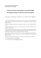 Characterization of microplastic-associated biofilm development along a freshwater-estuarine gradient