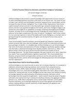 A call for proactive policies for informatics and artificial intelligence technologies