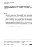 Information token driven machine learning for electronic markets: performance effects in behavioral financial big data analytics