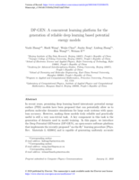 DP-GEN: a concurrent learning platform for the generation of reliable deep learning based potential energy models