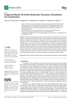 Fragment-based ab initio molecular dynamics simulation for combustion
