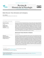 Robert Rescorla: time, information and contingency