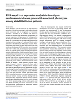 RNA‐seq‐driven expression analysis to investigate cardiovascular disease genes with associated phenotypes among atrial fibrillation patients