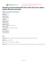 Sampling environmental DNA from trees and soil to detect cryptic arboreal mammals