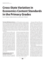 Cross-state variation in economics content standards in the primary grades